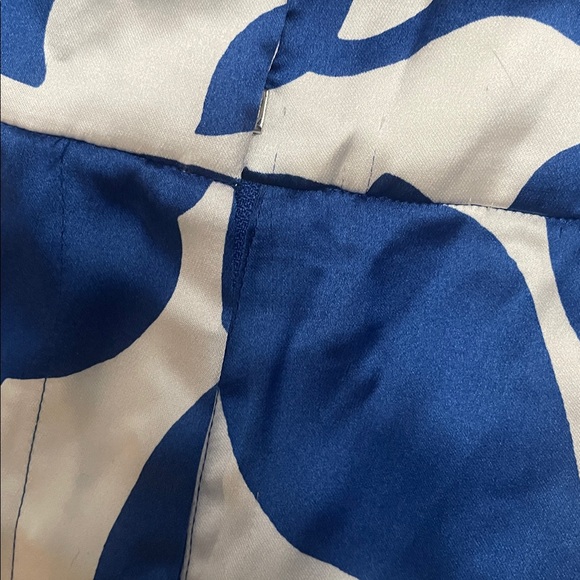 NWT House Of Harlow 1960 Palazzo Pants blue white wide leg high waist small - Picture 9 of 16